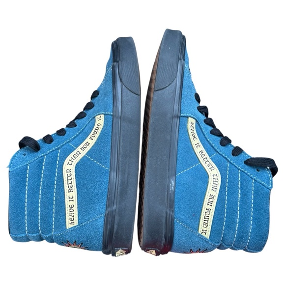 Vans Sk8-Hi Sneakers Womens 7 Mens 5.5 Parks Project Leave It Better High Top - Picture 3 of 11